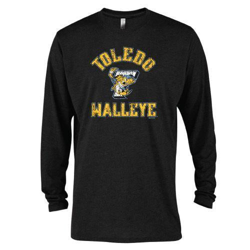 Soup Walleye Tri-Blend Long Sleeve T