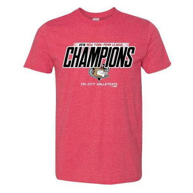 Tri-City ValleyCats 2018 NYPL Championship Tshirt