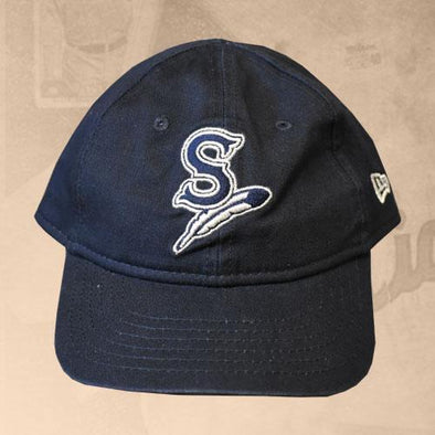 Spokane Indians Kids Jr Logo Beam Navy Adj Cap