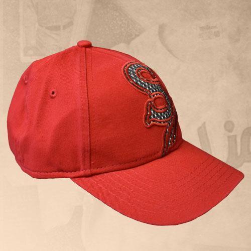 Spokane Indians Kids Jr Logo Dazzle Red Adj Cap