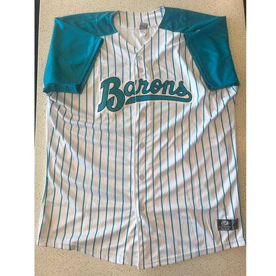 Barons Teal Pinstripe