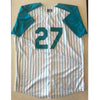 Barons Teal Pinstripe