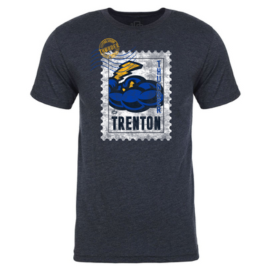 Adult Thunder Navy Postage Stamp t-shirt