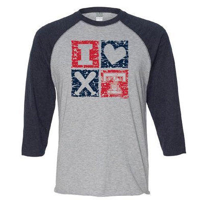 Divided Girls Raglan 3/4 T