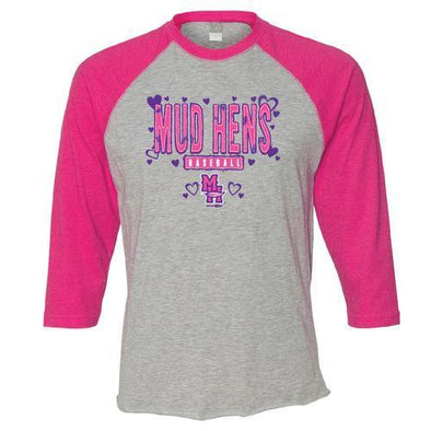 Youth Girls Sewn Raglan 3/4 Sleeve T