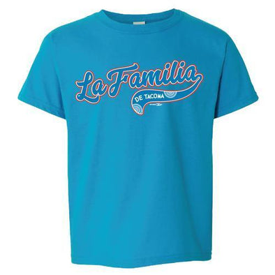 Tacoma Rainiers Copa La Familia de Tacoma Blue Yth Primary Tee