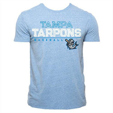 Tampa Tarpons Tampa Tarpons Tampa Tarpons Baseball Sky Blue T-Shirt