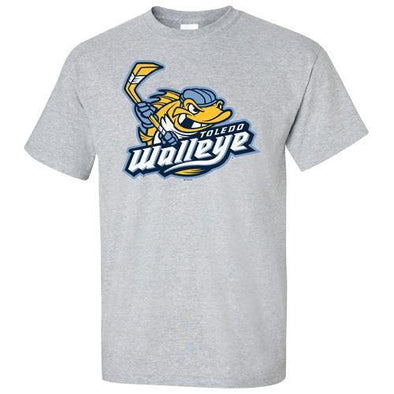 Sport Grey Walleye Helmet Logo T