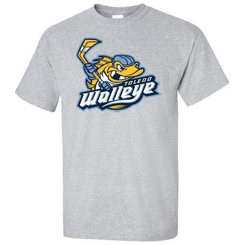 Sport Grey Walleye Helmet Logo T