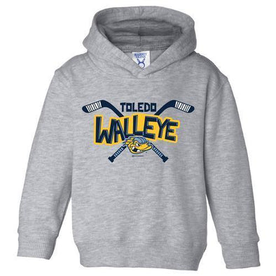 Stick Walleye Toddler Hooded Sweatshirt