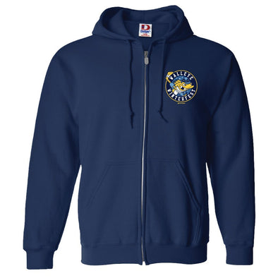 Toledo Walleye Navy Winterfest Crest Zip Hood