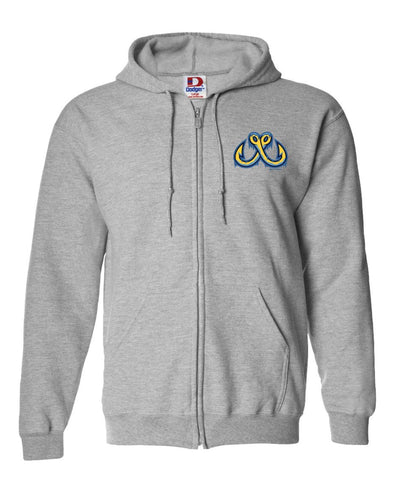 Toledo Walleye Winterfest Hooks Full Zip Hooded Sweatshirt