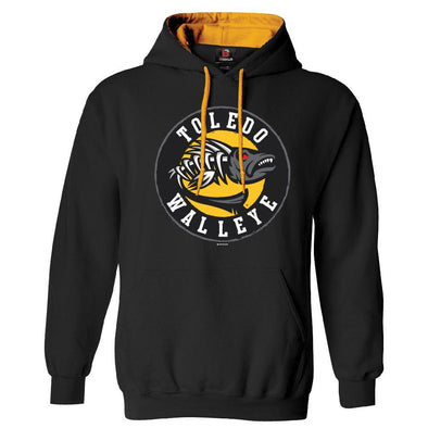 Toledo Walleye Zombie Fish Contrast Hood