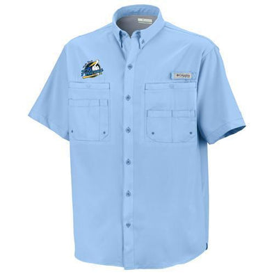 Myrtle Beach Pelicans COLUMBIA SPORTSWEAR SAIL BLUE TAMIAMI PFG SHIRT