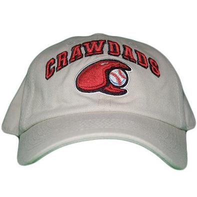 Hickory Crawdads Adjustable Tan Hat