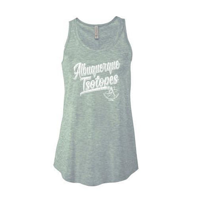 Albuquerque Isotopes Tank-Wmn Breezy Sea Glass
