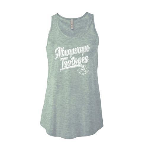 Albuquerque Isotopes Tank-Wmn Breezy Sea Glass
