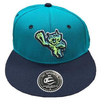 Lynchburg Hillcats Teal & Navy Hillcats Flex Fit Cap
