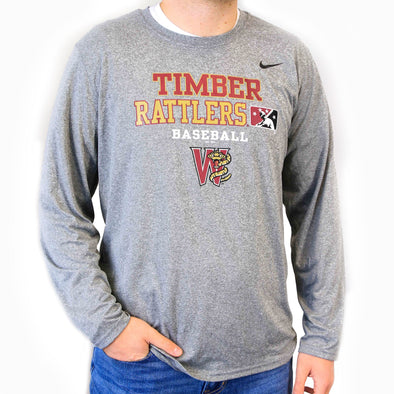 Wisconsin Timber Rattlers Legend Carbon Long Sleeve T-Shirt