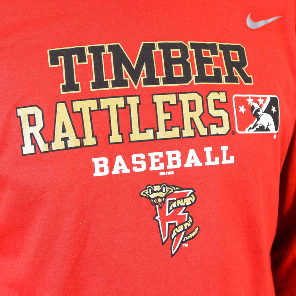 Wisconsin Timber Rattlers Legend Crimson Long Sleeve T-Shirt