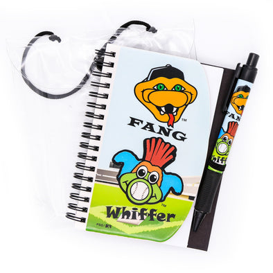 Wisconsin Timber Rattlers Fang & Whiffer Notebook and Pen