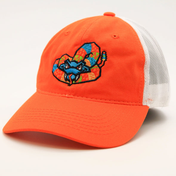 Cascabeles de Wisconsin Orange Mesh Hat