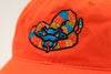 Cascabeles de Wisconsin Orange Mesh Hat