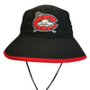 Carolina Mudcats Black Team Hex Bucket Hat