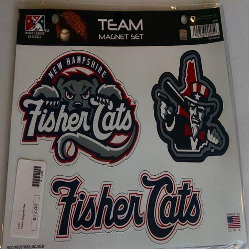 New Hampshire Fisher Cats Team Magnet