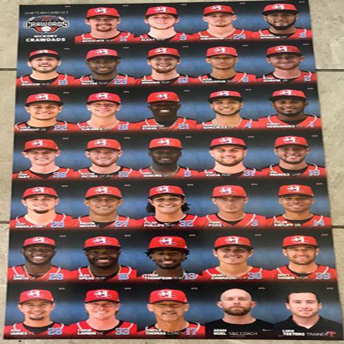 Hickory Crawdads 2018 Team Set #1