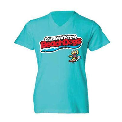 Clearwater Threshers BeachDogs Tee V Long Youth