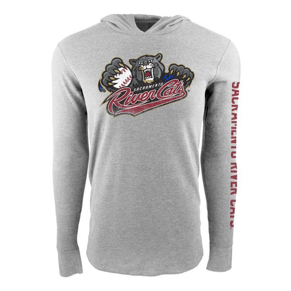 THERMO LADIES LONG SLEEVE HOODIE, SACRAMENTO RIVER CATS