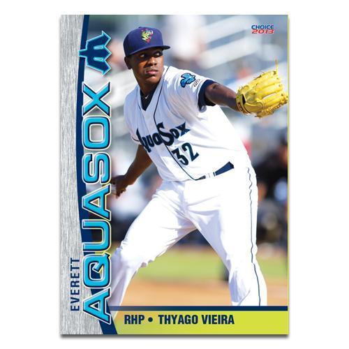 Everett AquaSox 2013 Baseball Card Set