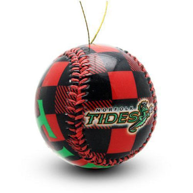 Norfolk Tides Baseball Ornaments