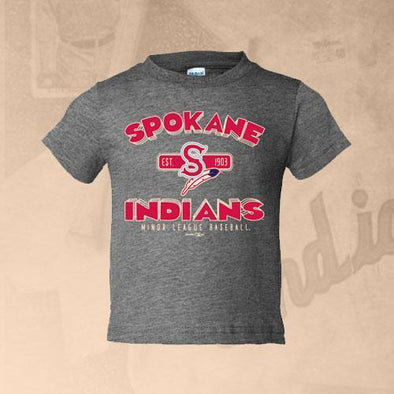 Spokane Indians Toddler Graphite Heather Kylo Tee