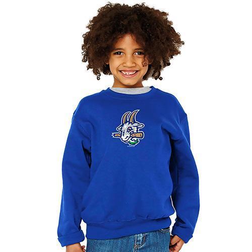 Hartford Yard Goats Toddler Crew Sweat Shirt in Royal