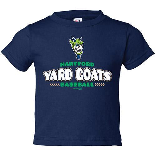 Hartford Yard Goats Bimm Ridder Toddler Gallery Tee in Navy