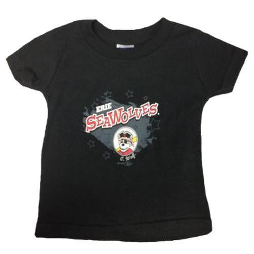 Erie SeaWolves Black Infant Tee