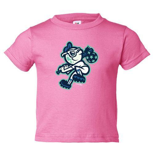 Asheville Tourists Toddler Pink Mr. Moon