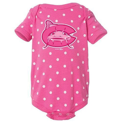 Carolina Mudcats Infant Raspberry Tonal Bodysuit