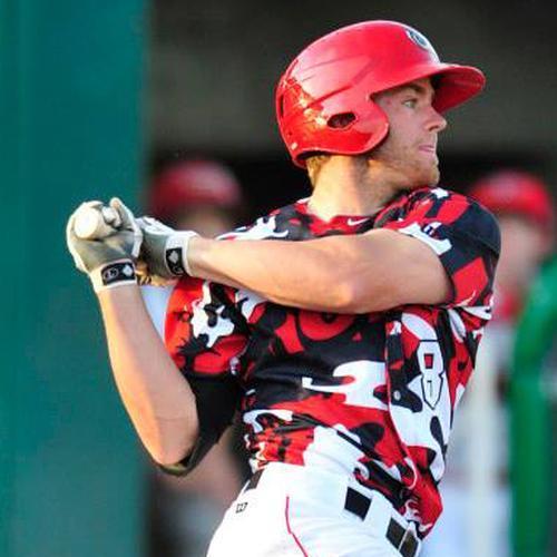 Orem Owlz Game Used Red Camo Jersey