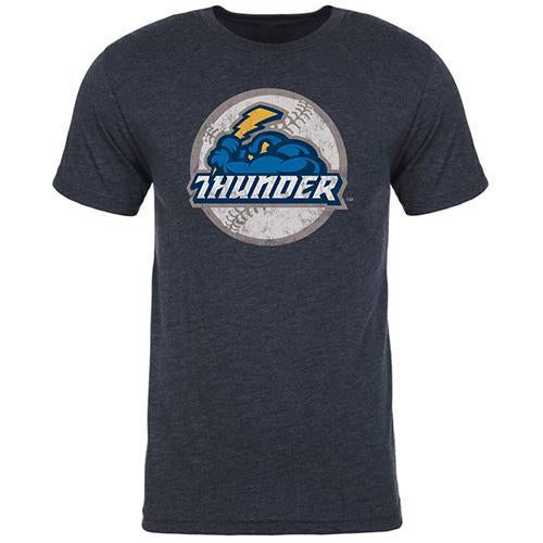Adult Thunder Navy Circle logo t-shirt