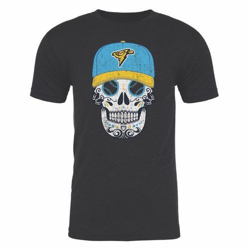 Trenton Thunder Copa America Heather Black Sugar Skull t-shirt