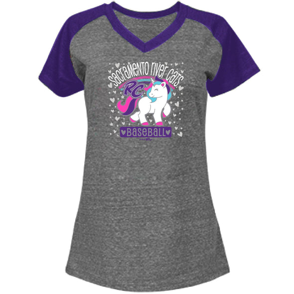 TROPICAL PURPLE YOUTH TEE, SACRAMENTO RIVER CATS