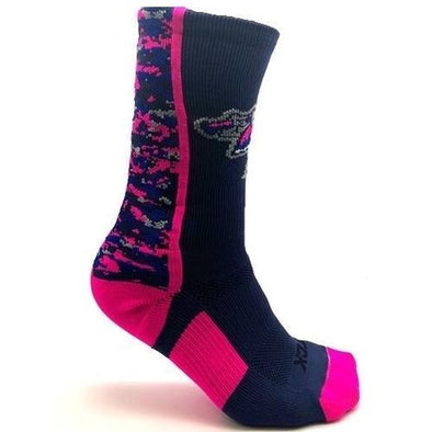 Pensacola Blue Wahoos Twin City Knitting Digital Camo Sock