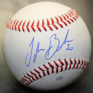 Tyler Bashlor Autographed Baseball
