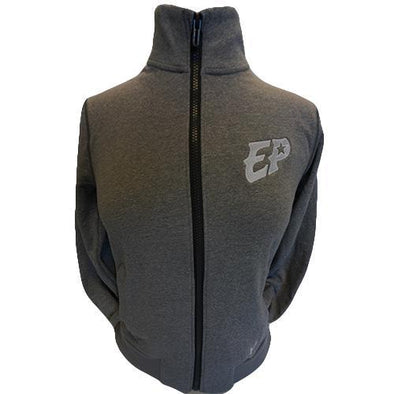 UA - Women's Full Zip Gray Novelty Sweater
