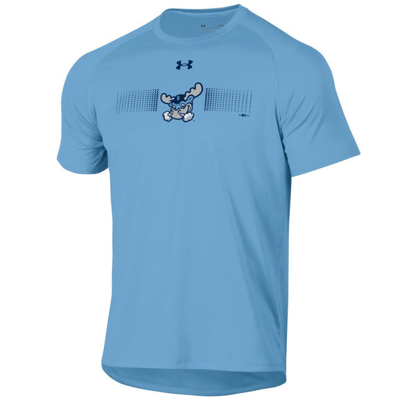 Wilmington Blue Rocks Adult Car. Blue Block UA Tech Tee