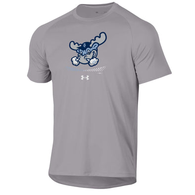 Wilmington Blue Rocks Adult True Gray Heather Rocky Tech Tee