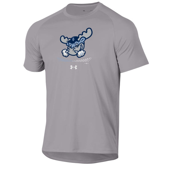 Wilmington Blue Rocks Adult True Gray Heather Rocky Tech Tee